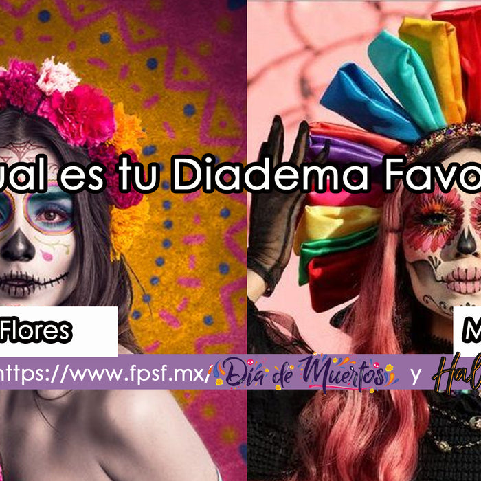 ¿Cual es tu Diadema Favorita? para Dia de Muertos y Halloween