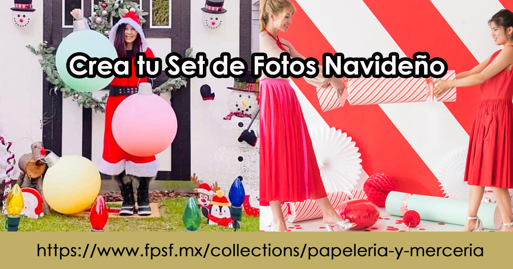 Crea tu propio set de Navidad para tus Fotos