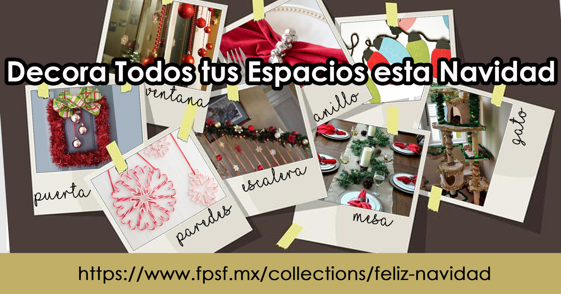 Decora todos tus espacios esta Navidad