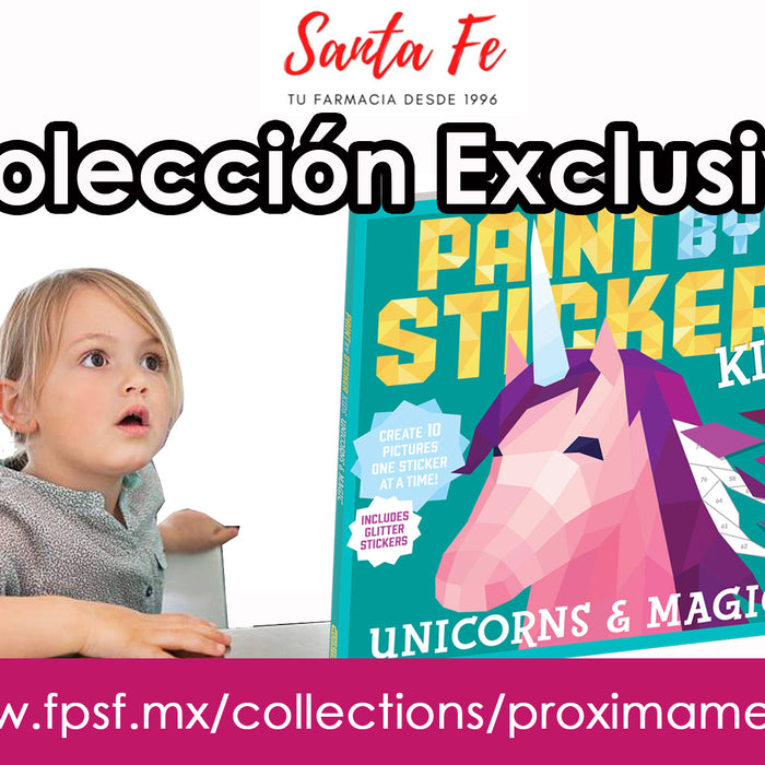 Coleccion Exclusiva Paint by Sticker Kids Unicornios & Magia