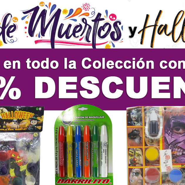 Prepárate para el Día de Muertos y Halloween con 10% Descuento