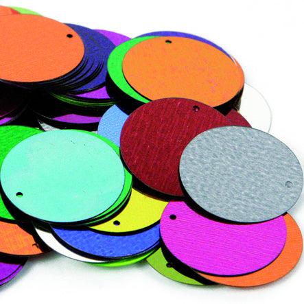 Lentejuelon Metalico por Color 100 piezas 1 sobre