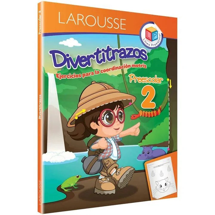 Libro de Actividades Divertitrazos Preescolar 2 Larousse