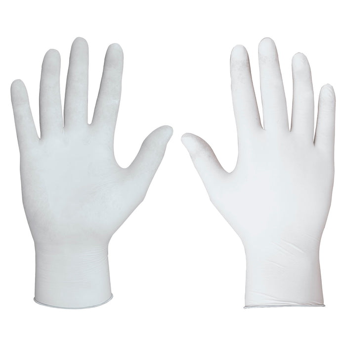 Guante Desechable Blanco Latex Ambiderm Plus 1 par Biodegradable