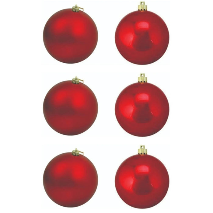 Esferas Navideñas de Vidrio Soplado 6 piezas ESNAVISO 11/24