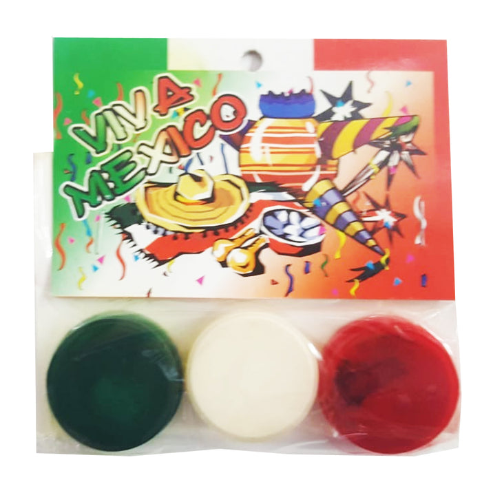 Set Pintura Maquillaje Tricolor Viva Mexico