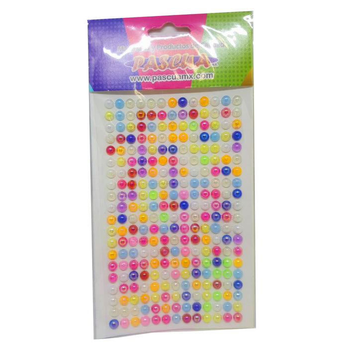 Piedras Plásticas Con Adhesivo Pascua PIED-REDO06AB-RB
