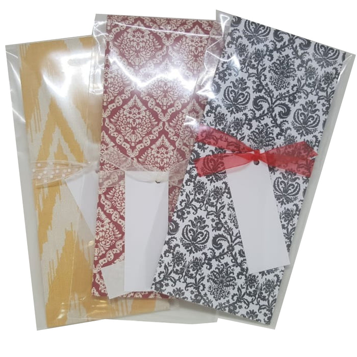Sobre de Dinero o Regalo con Estampado Diferentes 7 x 17 cm