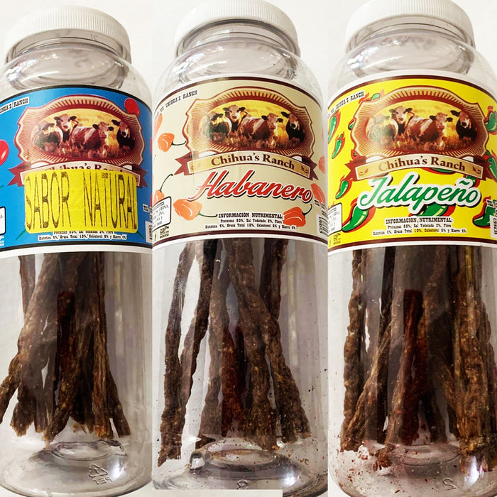 Carne Seca En Tira Miura Sticks 1 pieza Sobores Diferentes