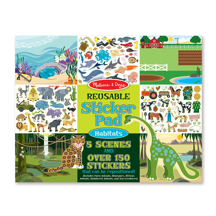 Melissa&Doug: Reusable Sticker Pad Habitats