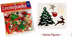 Lentejuela Navidad para Manualidades Alta Calidad 15 g Mylin