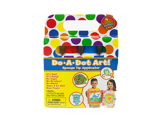 Dot Markers: Rainbow 4 pack