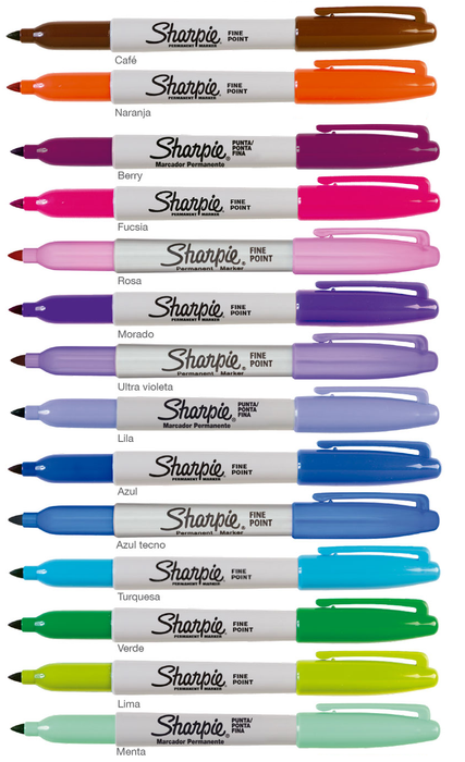 Marcador Sharpie Fino Colores Varios 1 Pieza