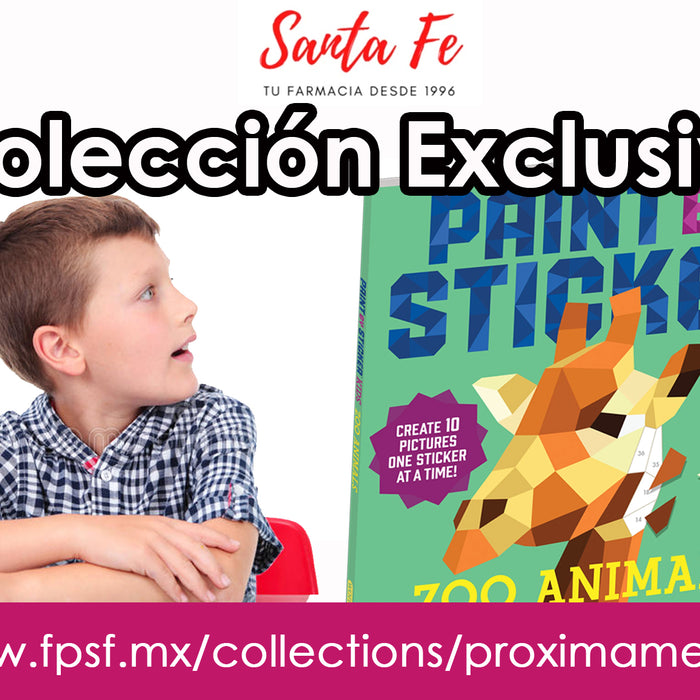 Coleccion Exclusiva Paint by Sticker Kids Zoo Animals