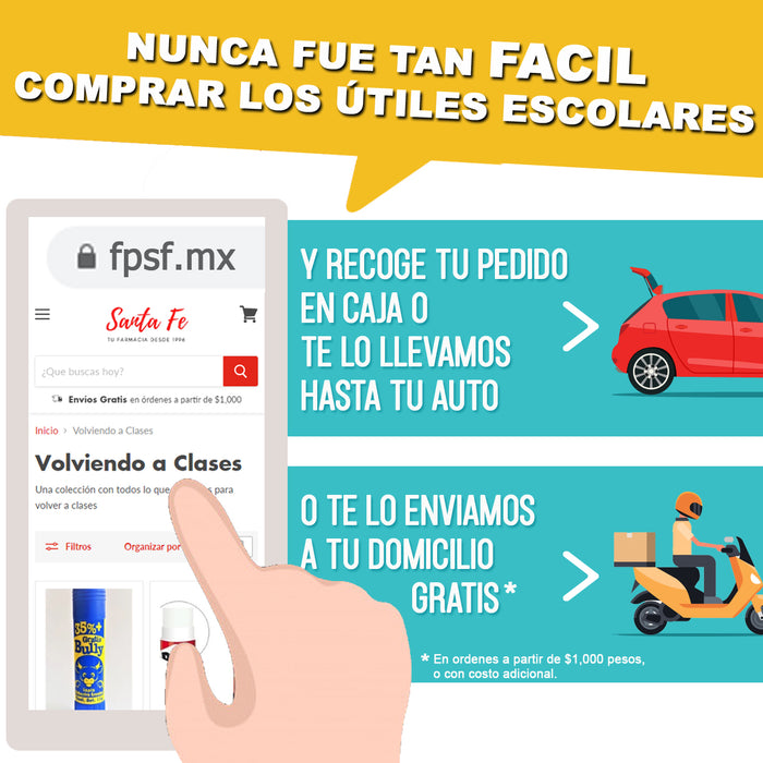 Comprar los útiles escolares nunca fue tan fácil