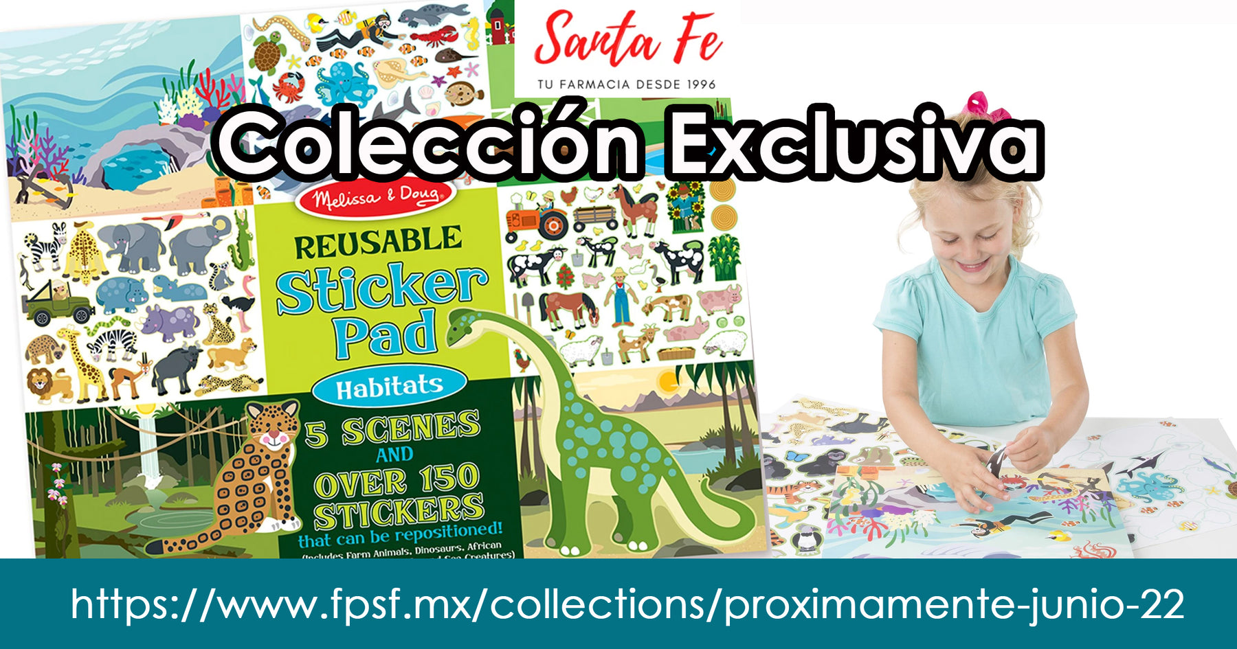 Coleccion Exclusiva Sticker Pad Dinosaurios y Animales