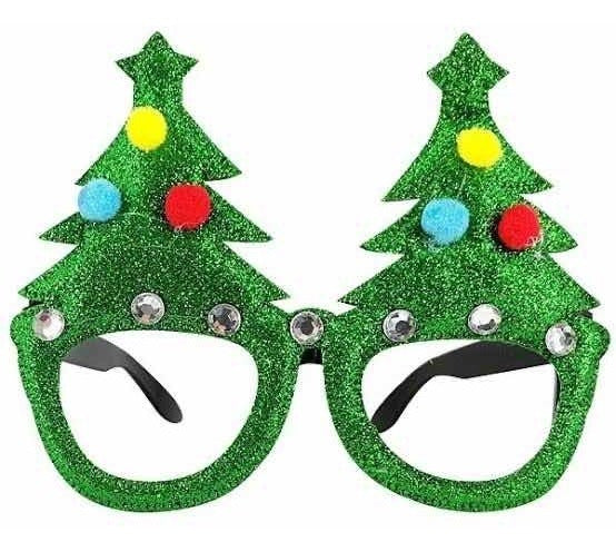 Lentes Merry Christmas Duende 15 cm  Navidad 11/24