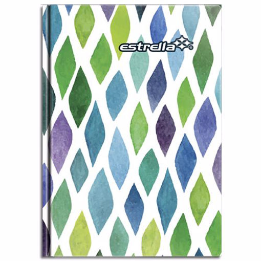 Libreta Pasta Dura 1/8 Raya 96 Hojas 10.7 x 15.3 cm Estrella