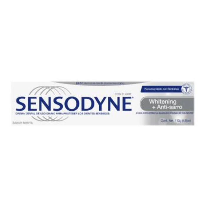 Crema Dental Sensodyne Whatening+Anti-Sarro 113 gr
