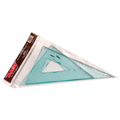 Escuadras Semi Profesional Baco Sp 32 - 45 ° / 60° Bisel Graduada