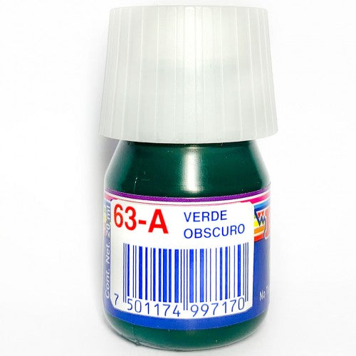 Pintura Baco 20 ml Verde Obscuro #63-A
