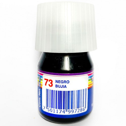 Pintura Baco 20 ml Negro Bujia #73