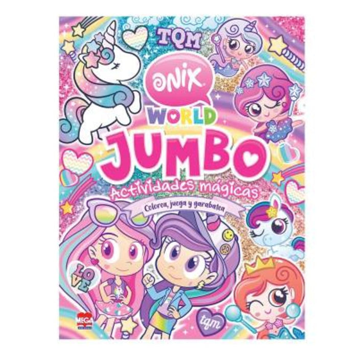 Onix Wollr Jumbo Actividades Mágicas Libro Para Colorear Ed. Mega