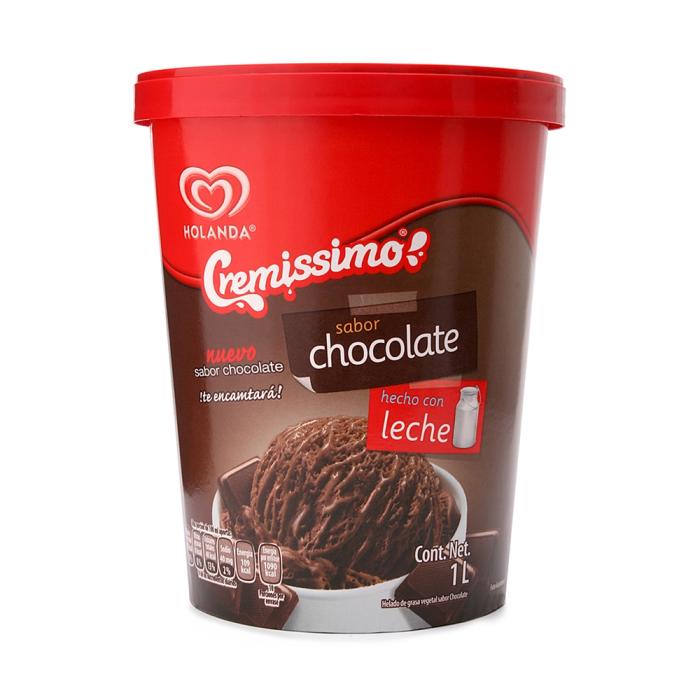 Helado Explosión de Chispas de Chocolate 900 ml. Holanda