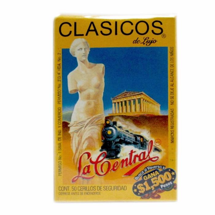 Cerillos 50 piezas Clasicos de Lujo La Central