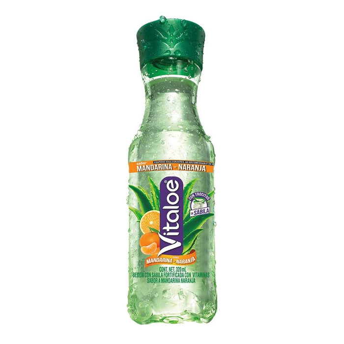 Vitaloe Con Trocitos Sábila con Sabor Mandarina/Naranja 320 ml