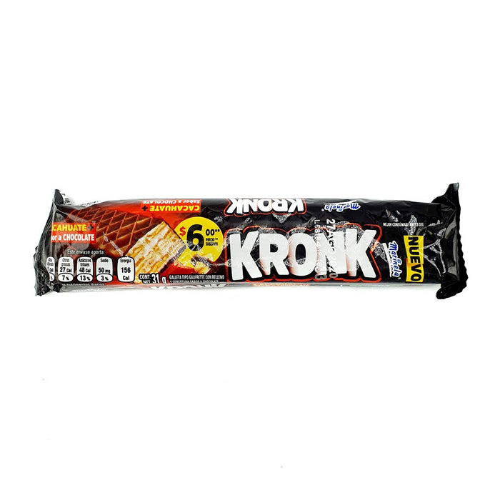 Galleta Kronk Cacahuate Sabor a Chocolate 31 g Marinela