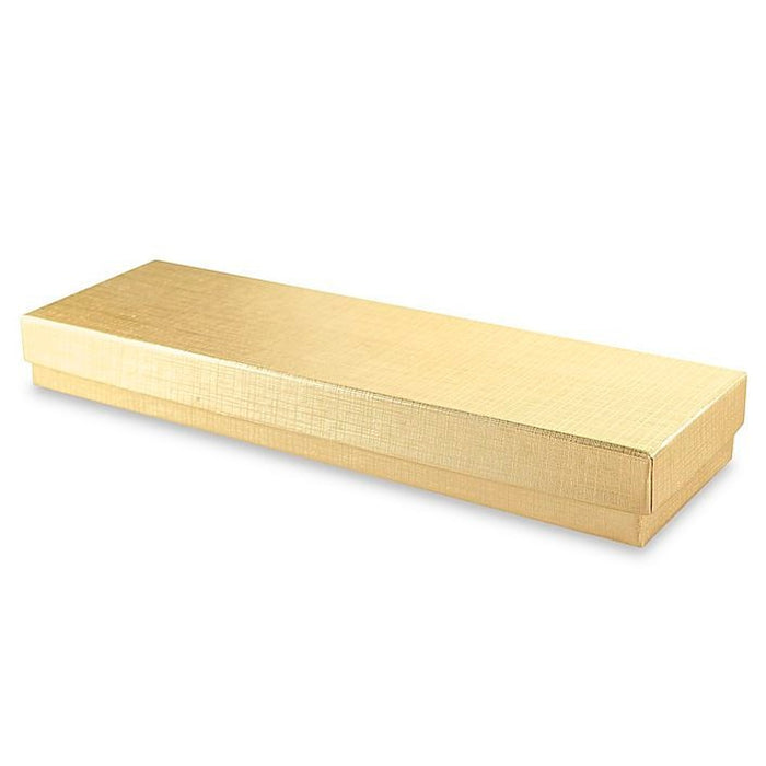 Caja Joyería Rectangular #10 Reloj Grande 22 x 4 x 2 cm Dorada/Plata y Colores