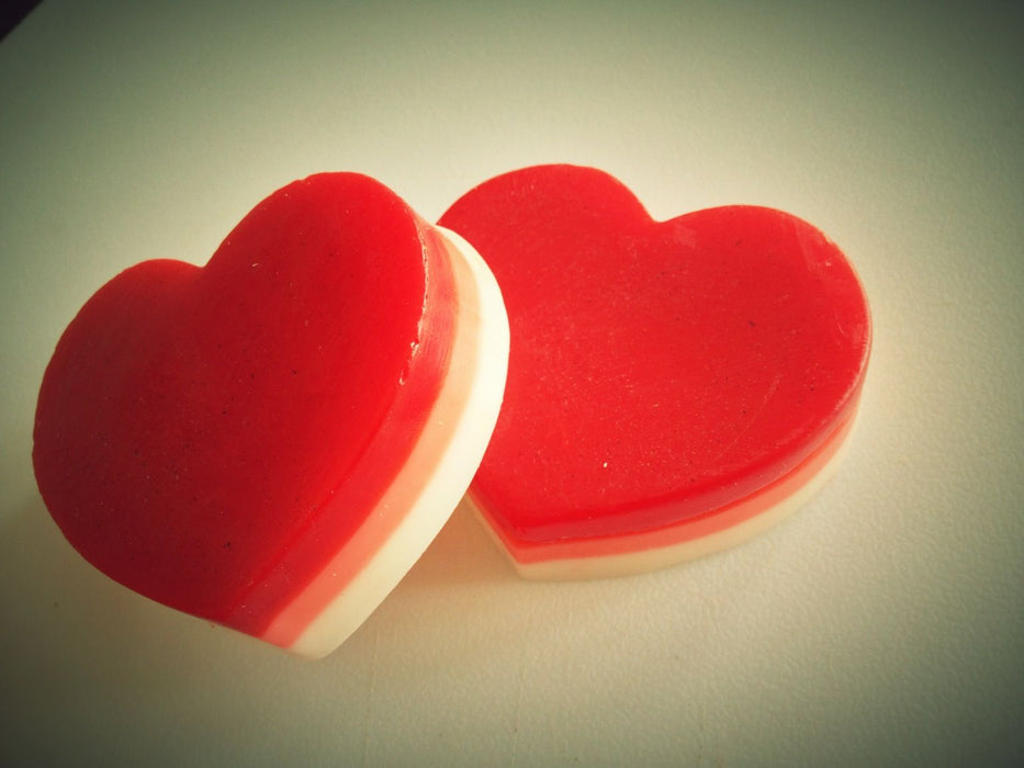 Jabón de Corazón San Valentín 2 Piezas