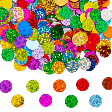 Lentejuela Grande # 8 Holograma V/Colores