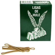 Ligas De Hule Natural 100 g Aguila #18