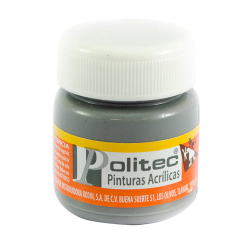 Pintura Acrílica Plata #701 30 ml Politec