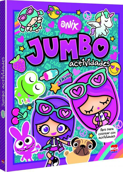 Libro Jumbo Onix para Colorear y Actividades Larousse