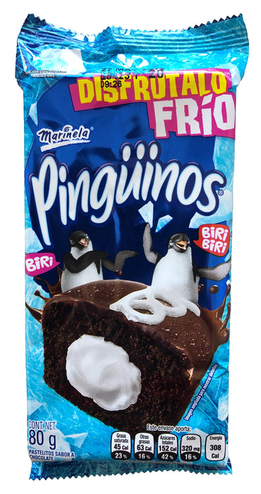 PINGUINOS GALLETA SANDWICH  160 g Marinela