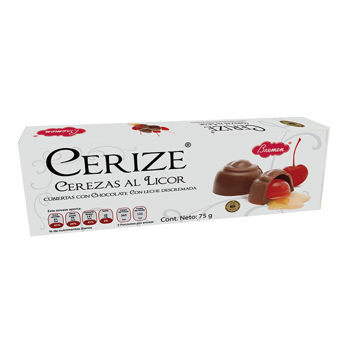 Caja Chocolate con Cerezas al Licor 45 gr Cerize Bremen Ideal para Regalar