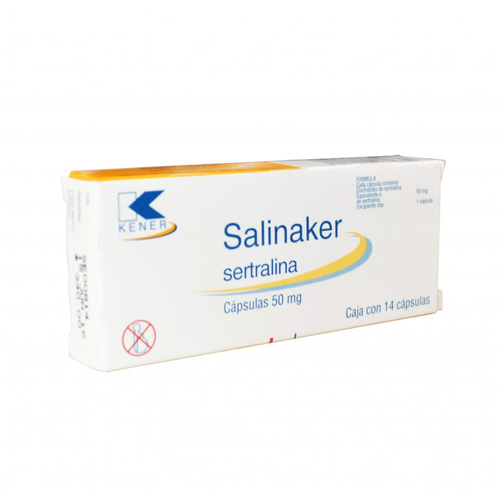 Salinaker capsulas 50 mg Caja 14 Kener