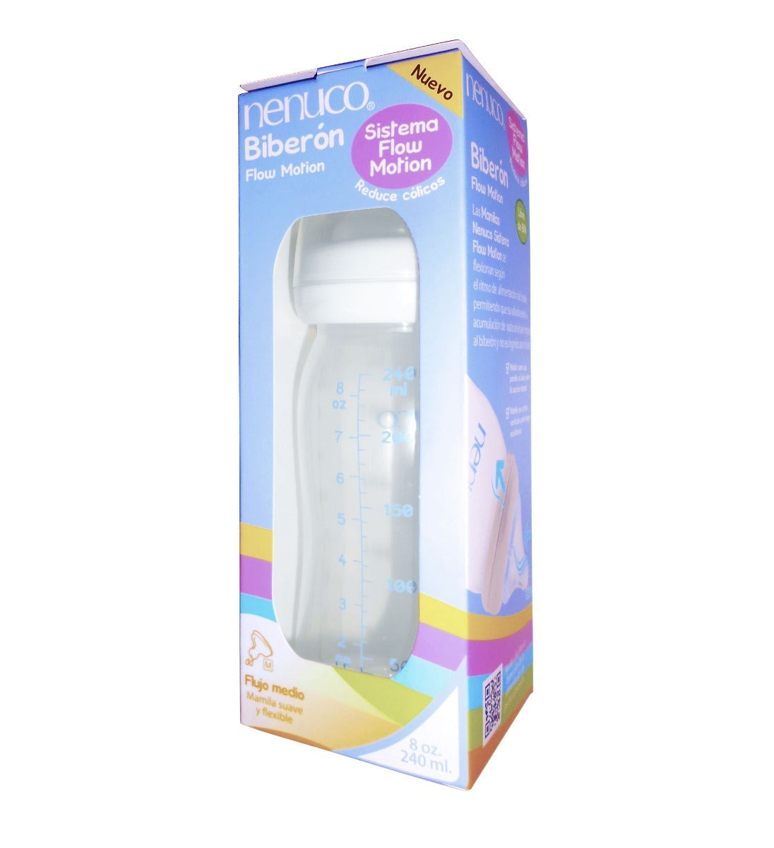 Biberon Flow Motion Reduce Colicos Nenuco pieza 240 ml