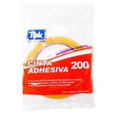 Cinta Adhesiva Transparene Corte Facil 12 mm X 65 m Tuk #200