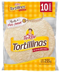 Tortillas Tortillinas Tia Rosa 10 piezas 255 g