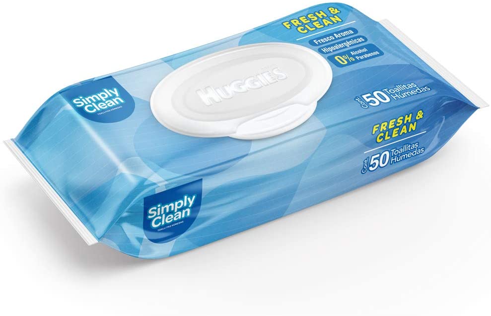 Toallas Humedas Simply Clean 50 piezas Huggies