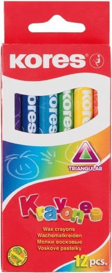 Crayones Triangulares 12 Piezas Kores