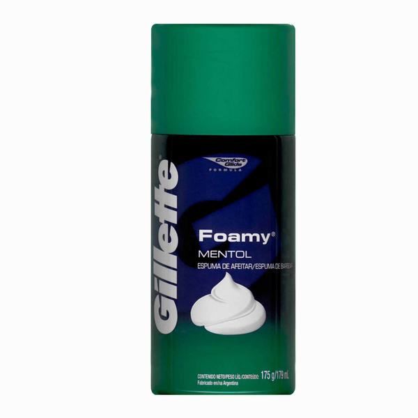 Espuma de Afeitar Foamy Mentol Gillette