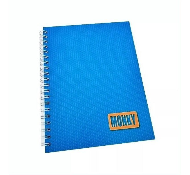 Cuaderno 4 Materias Raya 200 hojas Monky Pasta Dura