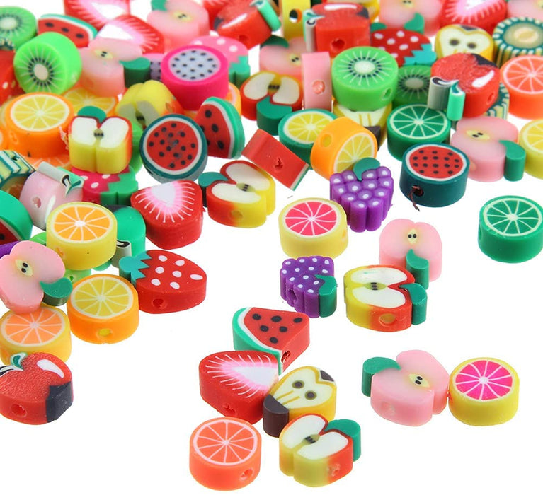 Bell Cuenta Fimo Figuras 10 mm Frutas