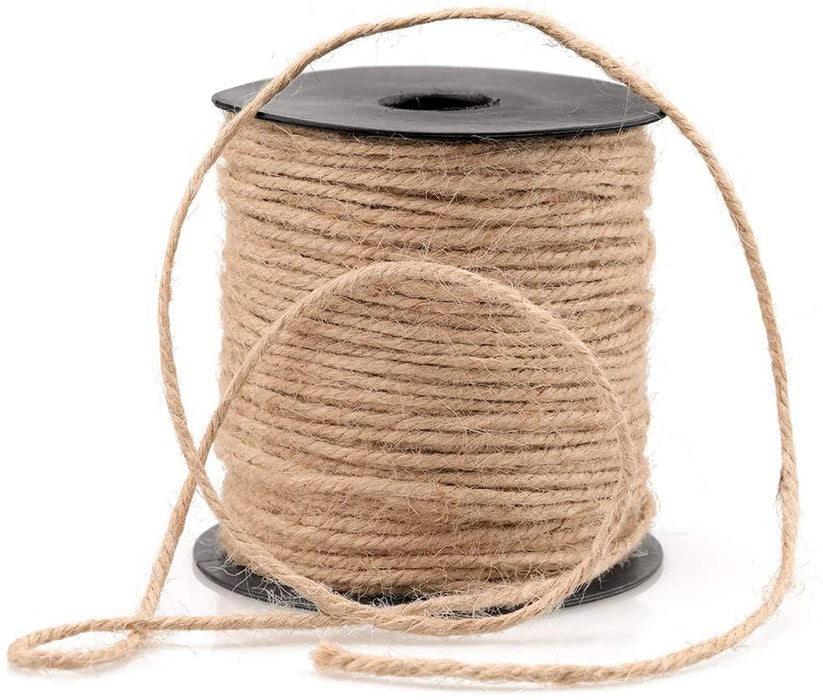 Cordón Yute 6 mm Natural Rollo con 10 m