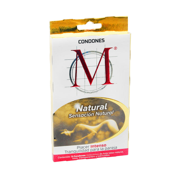 Preservativo M Natural 3 Condones
